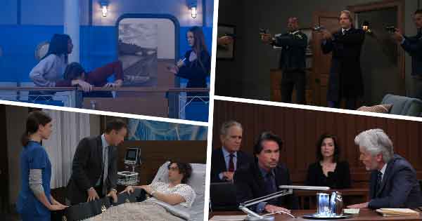 GH Week of January 29, 2024: Spencer was presumed dead. Mrs. Muldoon dropped the lawsuit against Finn. Jagger Cates returned to Port Charles. Nikolas and Ace resurfaced.